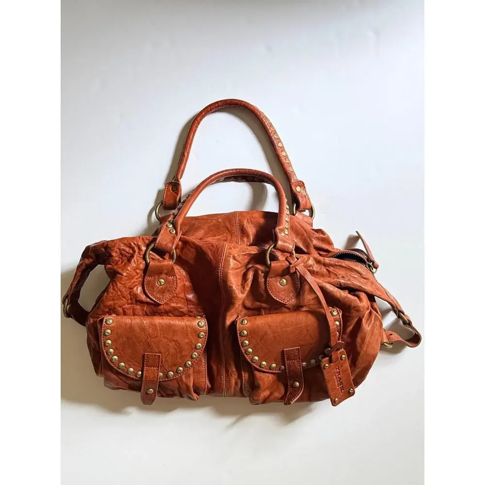 Trask leather bag new